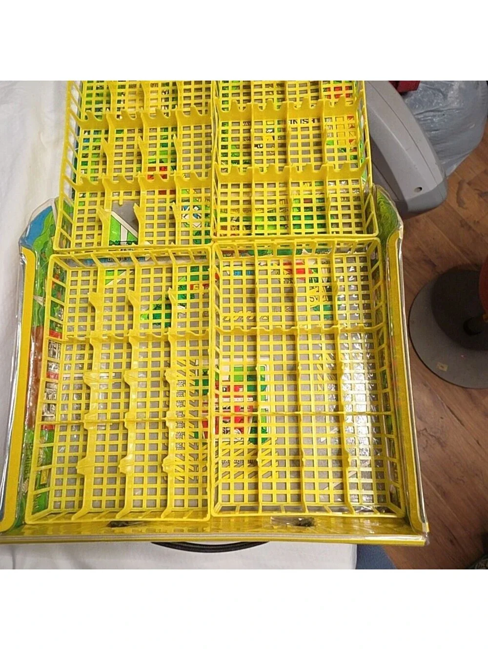 Matchbox 75 Collection 1996 Carry Case Holds 48 Vehicles Yellow - Used